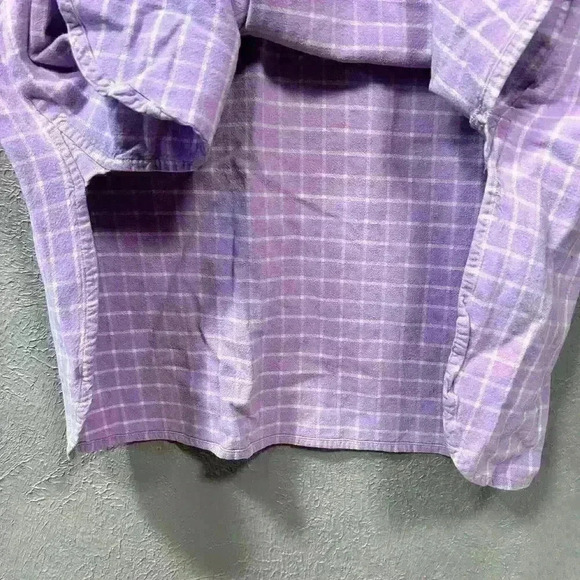 CABERNET SLEEPWEAR Purple ¾ Sleeve Long Super Cozy Flannel Nightgown Women L - Picture 8 of 10